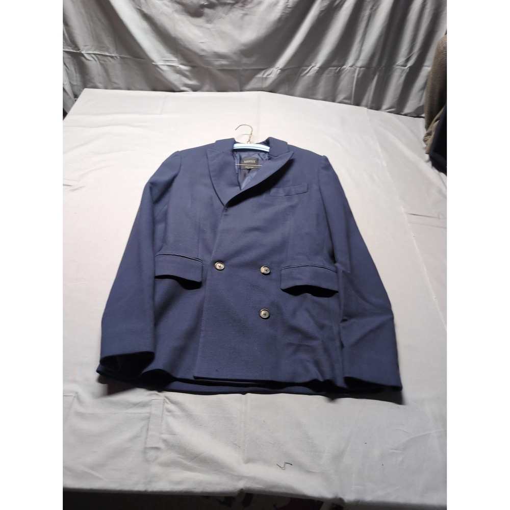 Barneys New York Blazer Mens 38 Double Breasted Wool Jacket Made in Italy Giacca